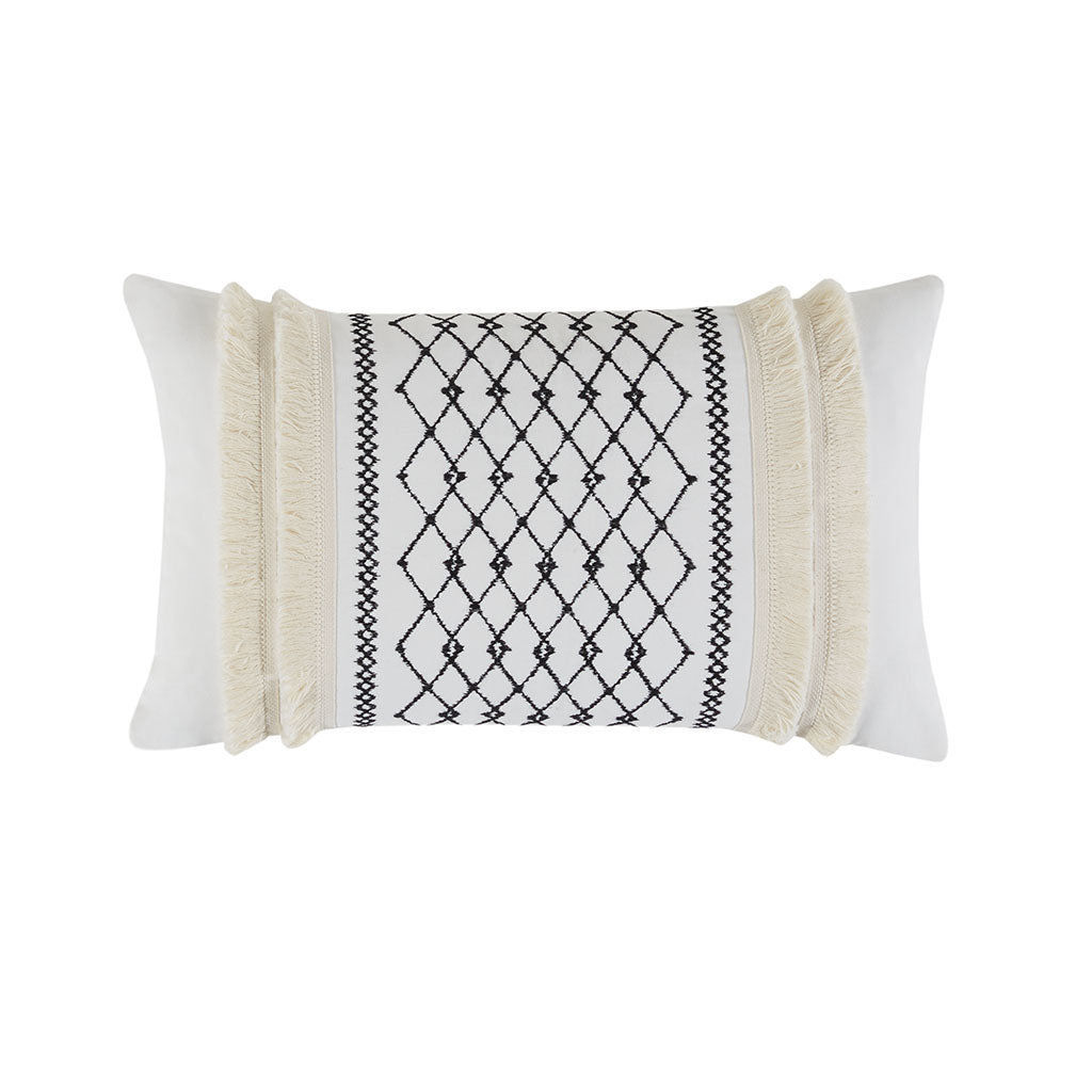 Bea Embroidered Square Pillow