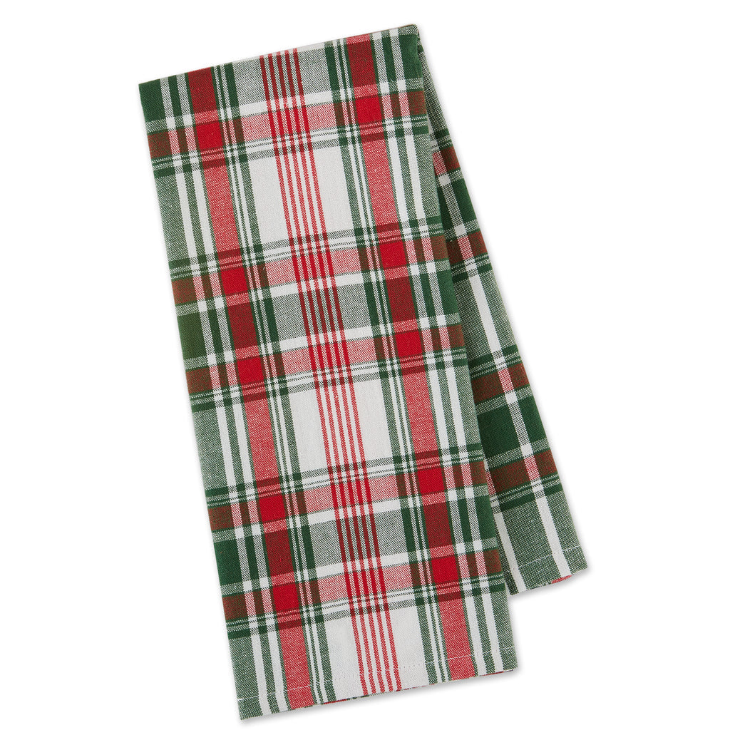 Yuletide Plaid Dishtowel