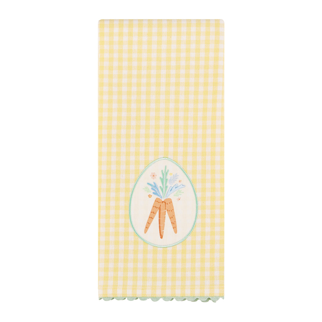 Spring Carrots Dishtowel