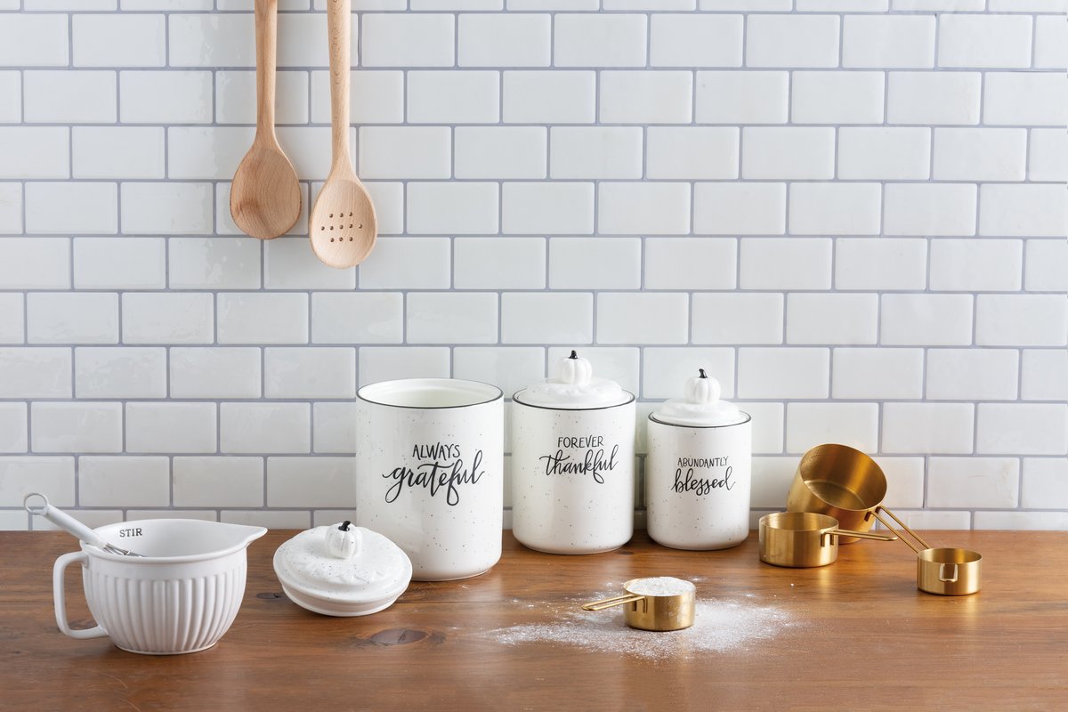 Neutral Fall Harvest Canisters (S/3)