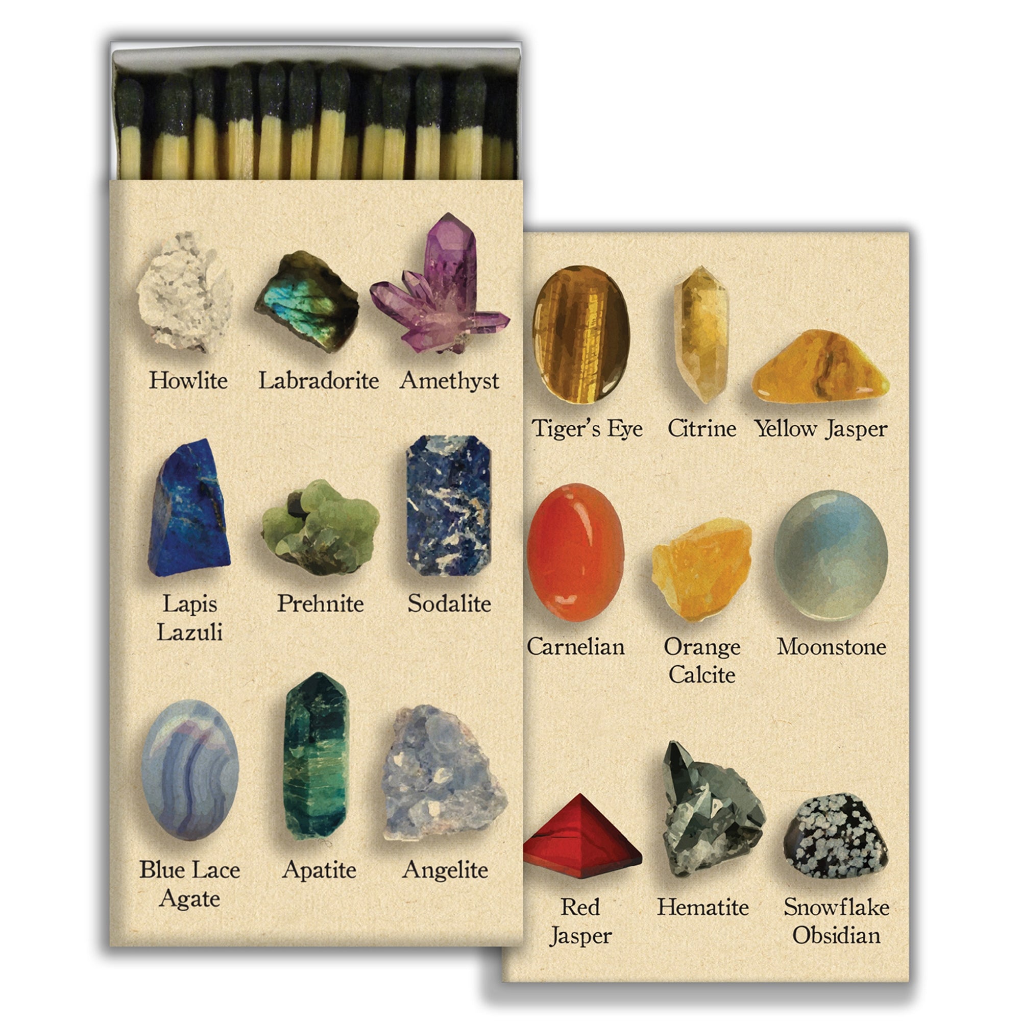 Matches - Crystal Specimens - Black