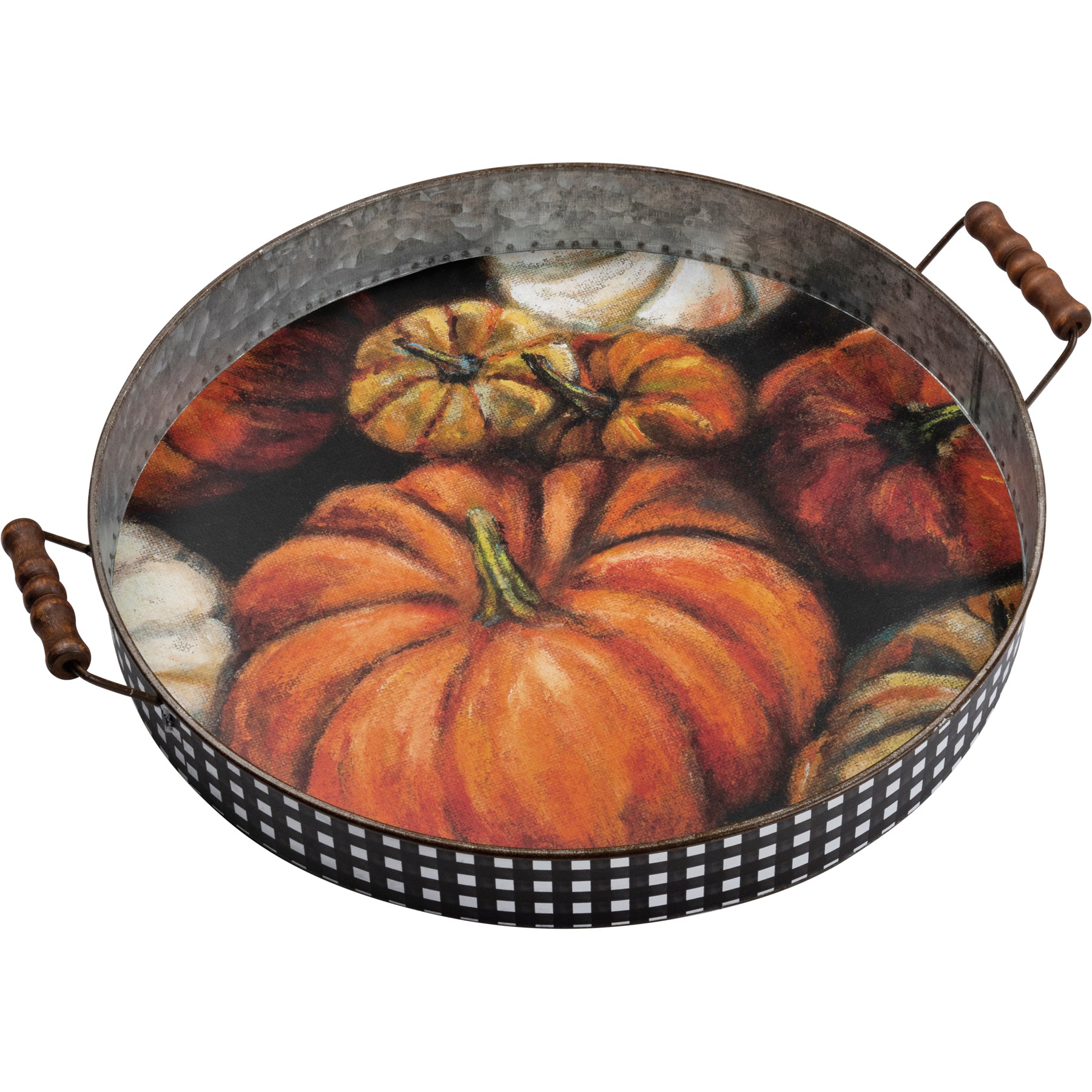 "Painted Pumpkins" Tray