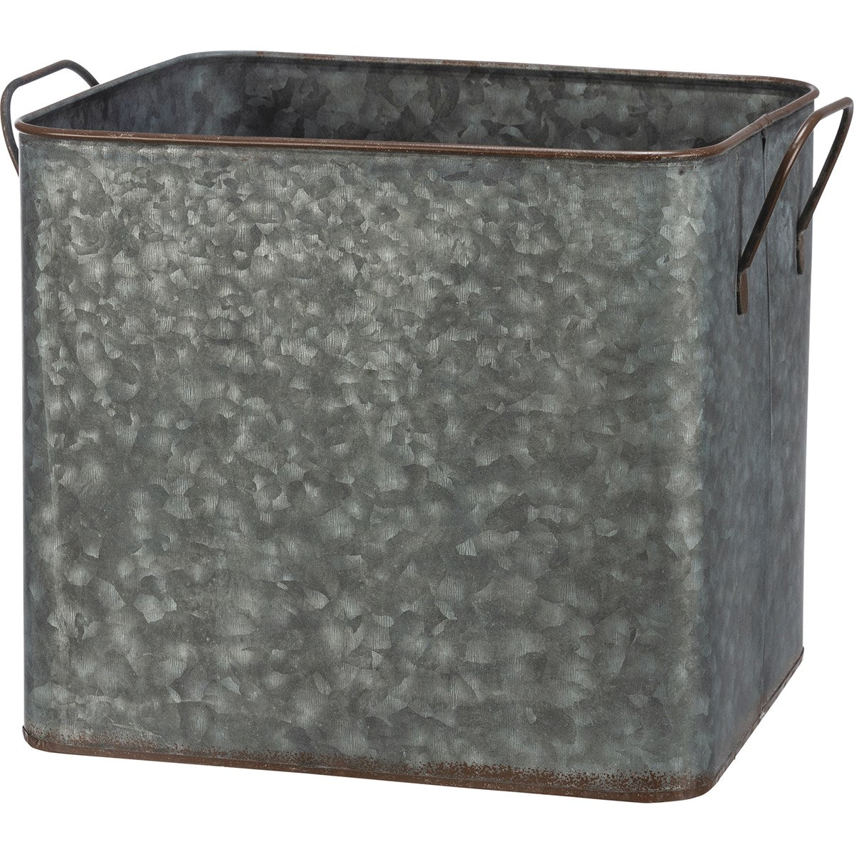 Farmhouse Galvanized Bin