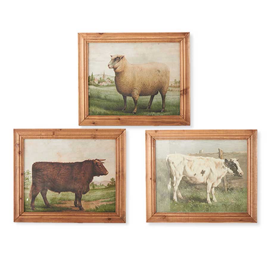 Natural Landscapes w/ Animal Prints (S/3) (5654887661725)