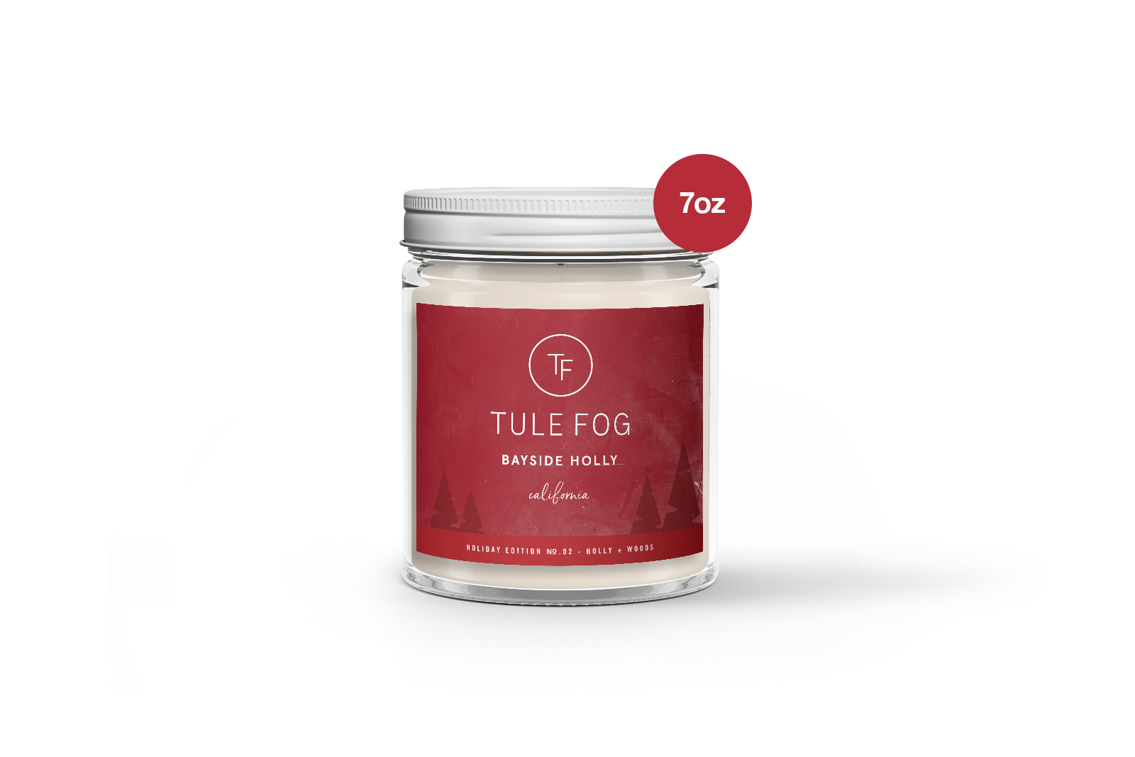 Bayside Holly Soy Candle 7oz (5610108649629)