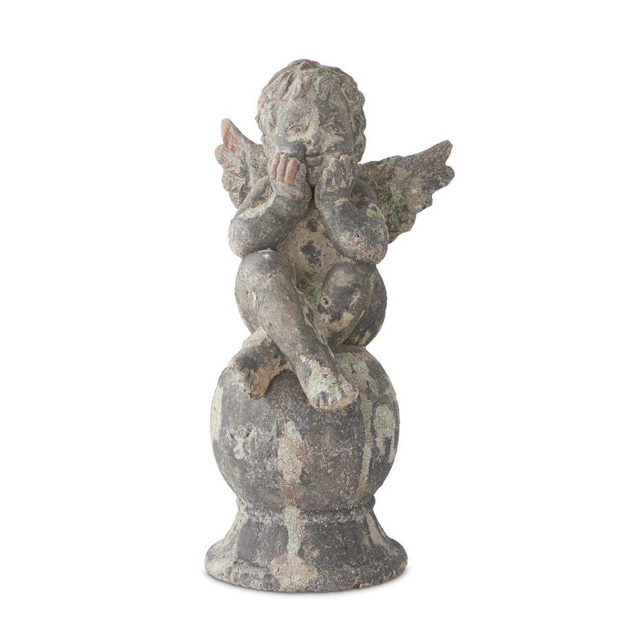 European Styled Cherub on Sphere