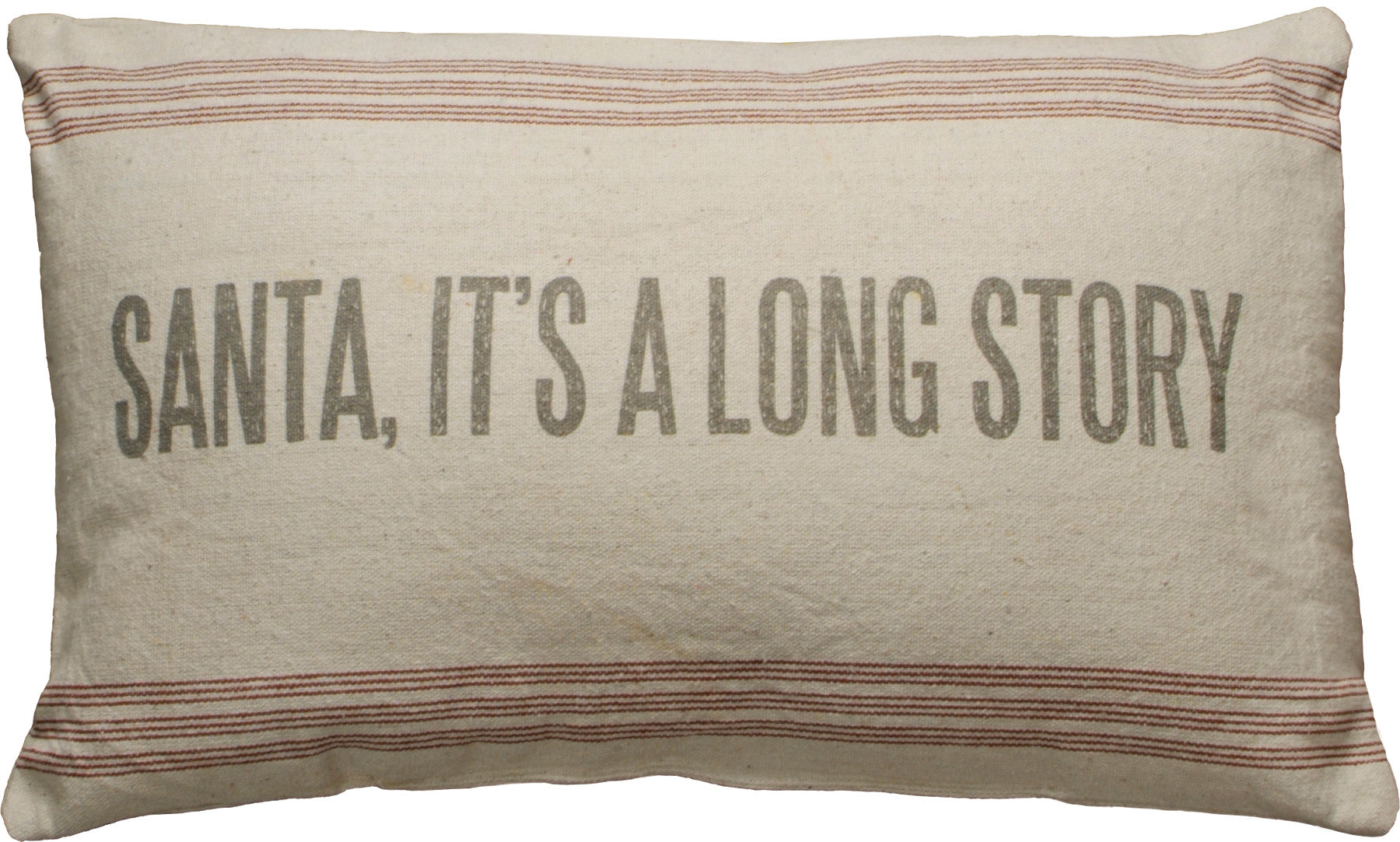 It's a Long Story Santa Pillow