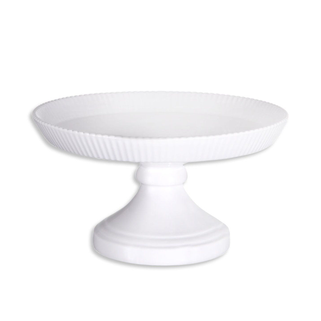 Scalloped Edge Cake Plate