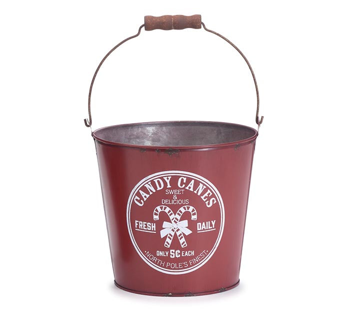Candy Cane Pail (L)