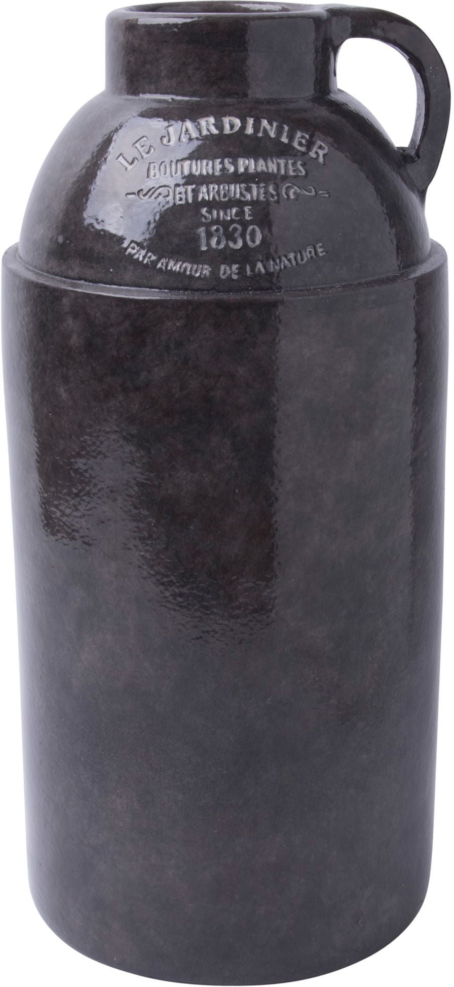 "Le Jardiner" Black Jug