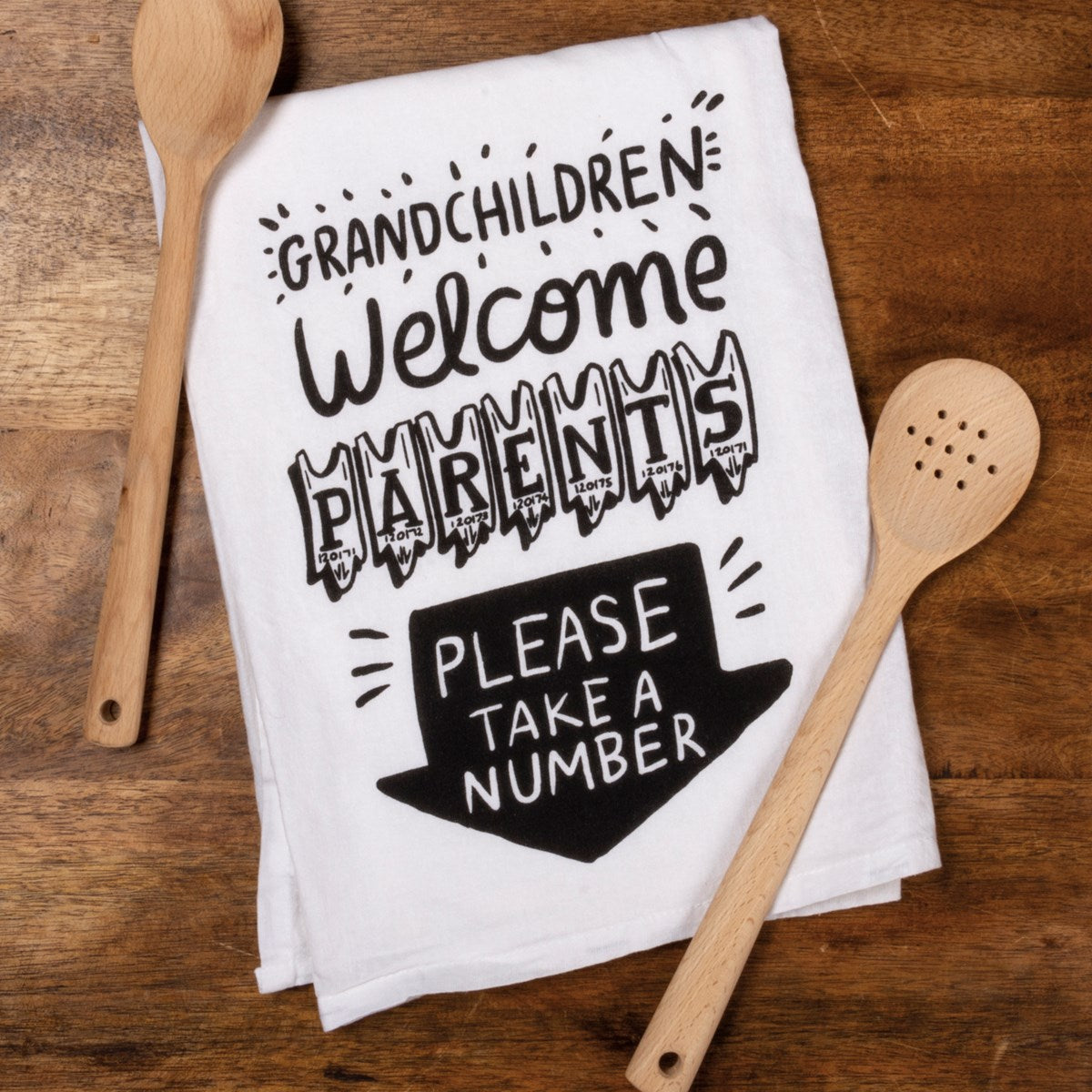 Grandchildren Welcome Kitchen Towel