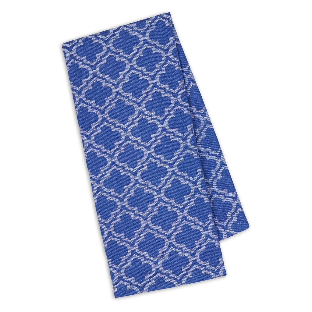 Blueberry Lattice Jacquard Dishtowel