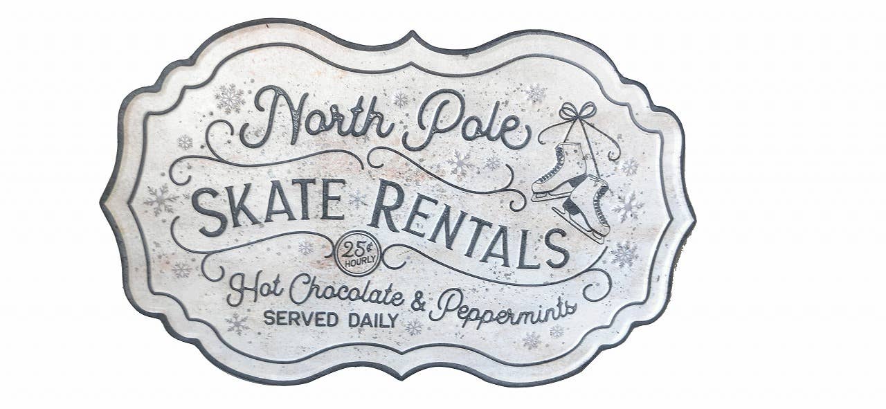 "Skate Rentals" Sign