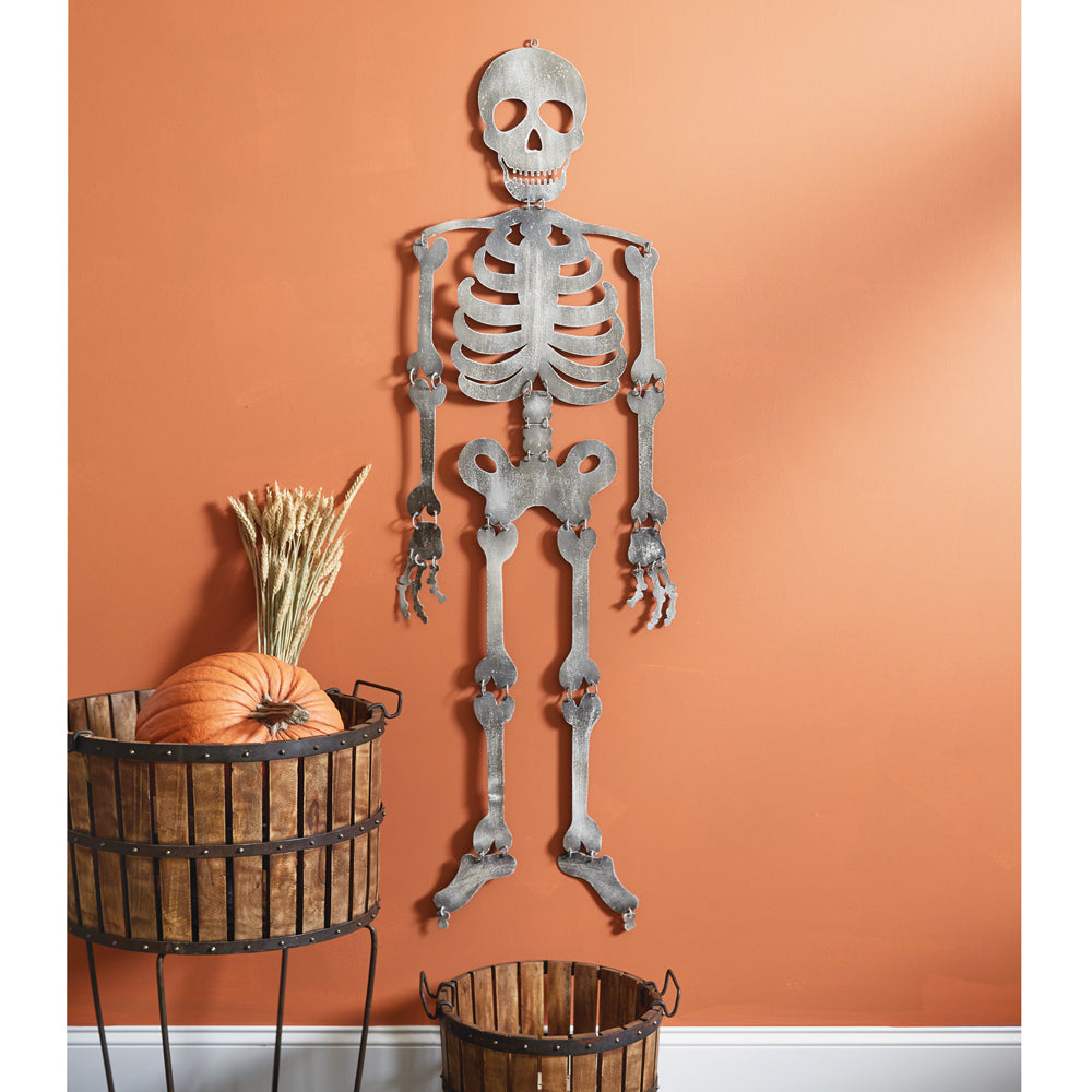Metal Skeleton Wall Art