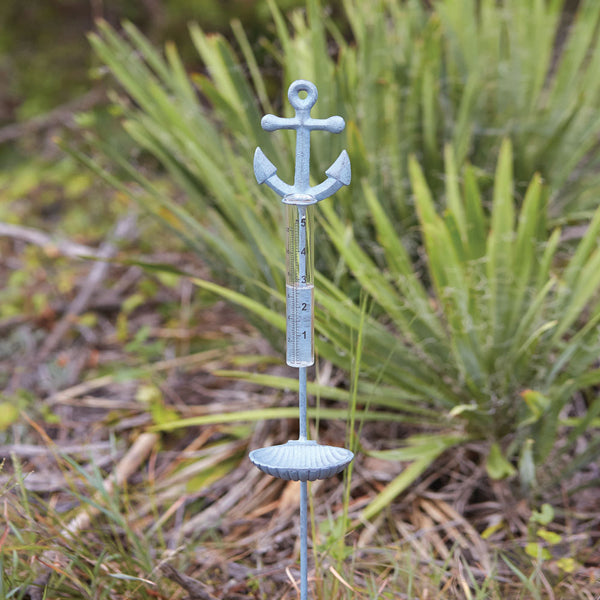 Nautical Rain Gauge Garden Stake