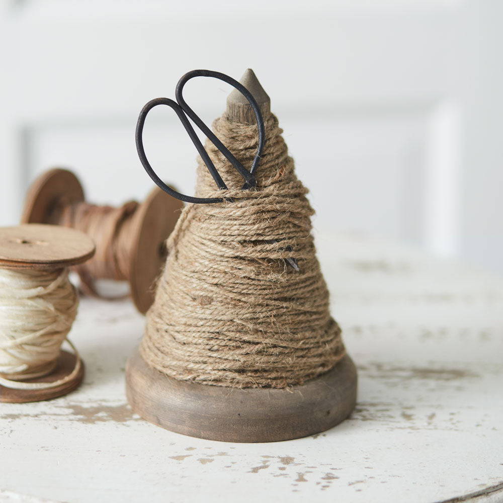 Spindle Twine Holder w/ Scissors