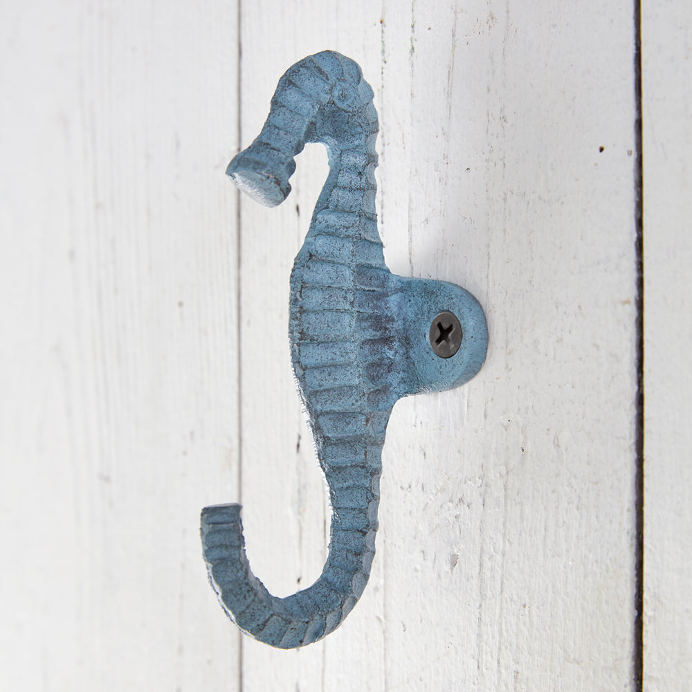 Seahorse Cast Iron Hook (S/2)