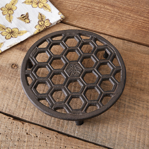 Honeycomb Cast Iron Trivet