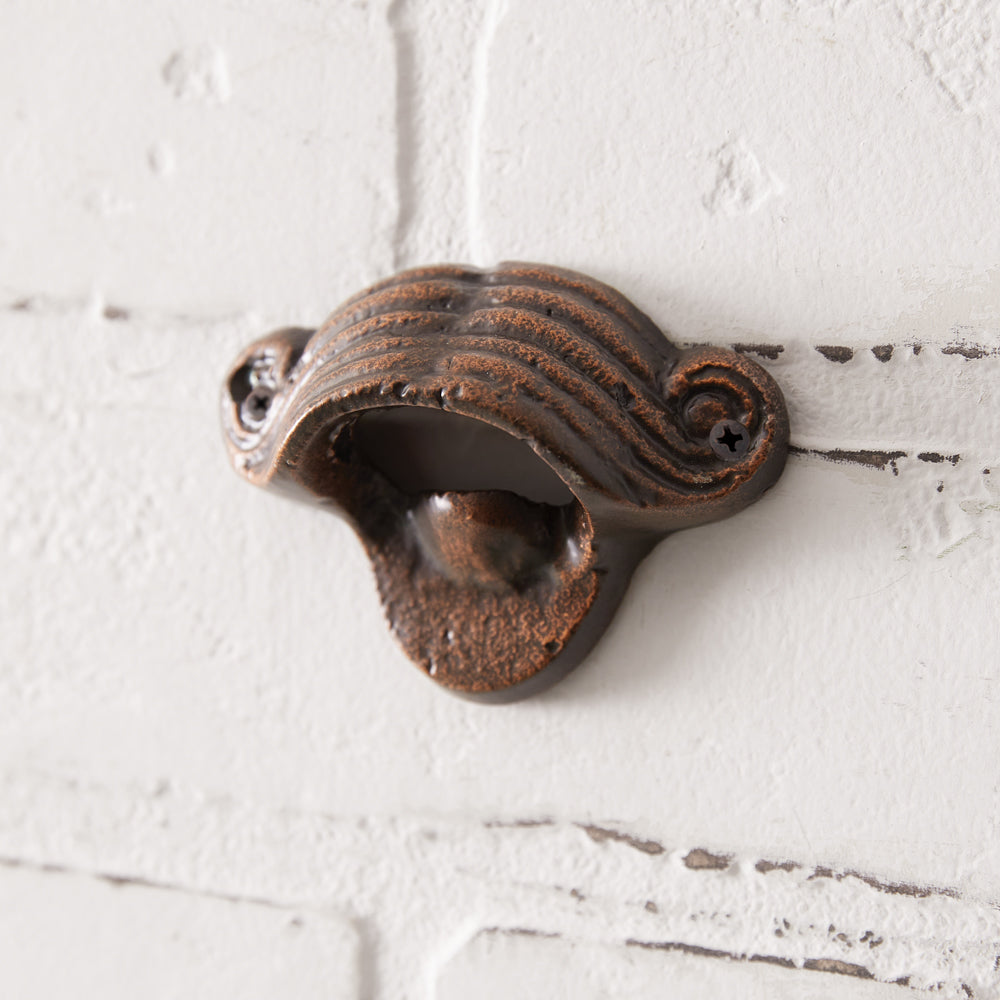 Mustache Wall Mounted Bottle Opener