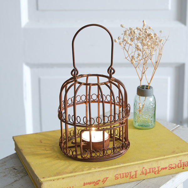 Birdcage Tea Light Holder (S/2)