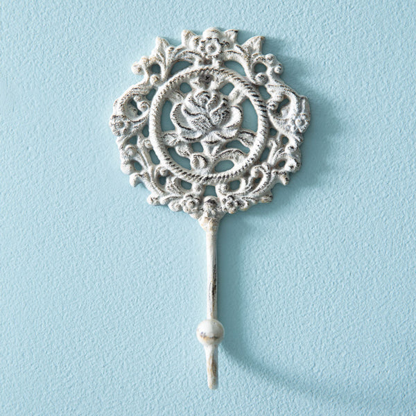 Vintage Rose Filigree Hook (S/2)