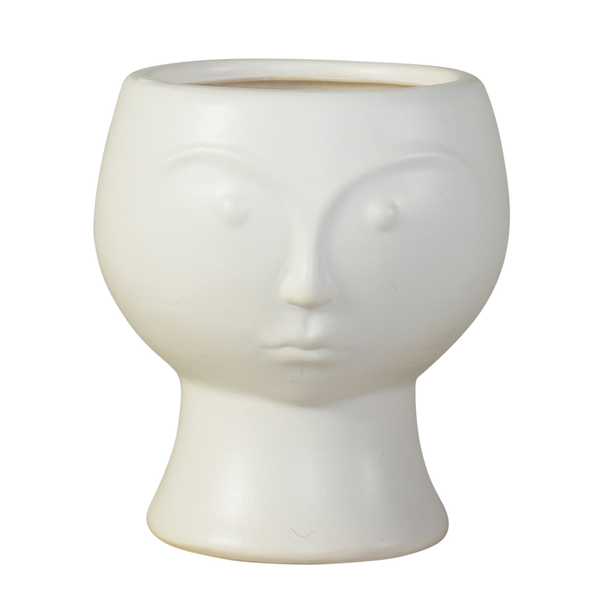 Rory Vase w/ Expression - Matte White