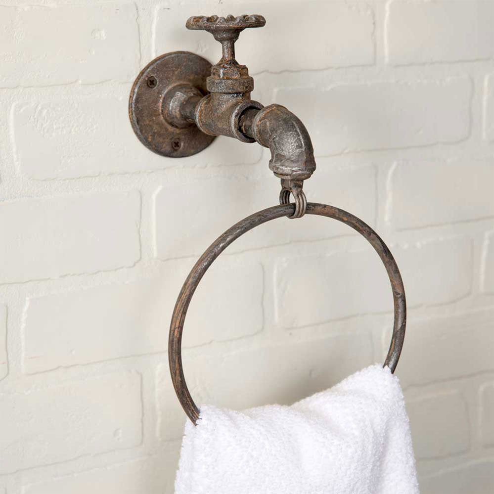 Water Spigot Towel Ring - Box of 2 (5609887203485)