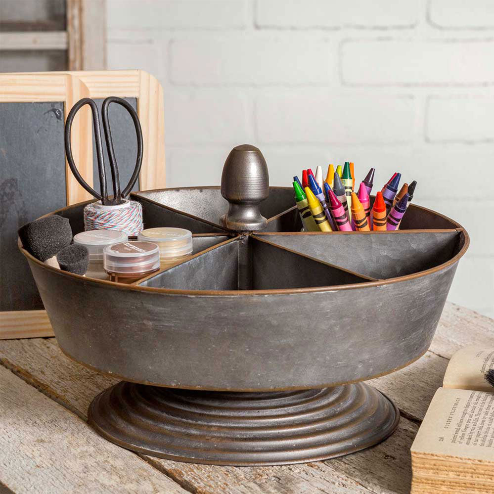 Spinning Metal Hardware Bin