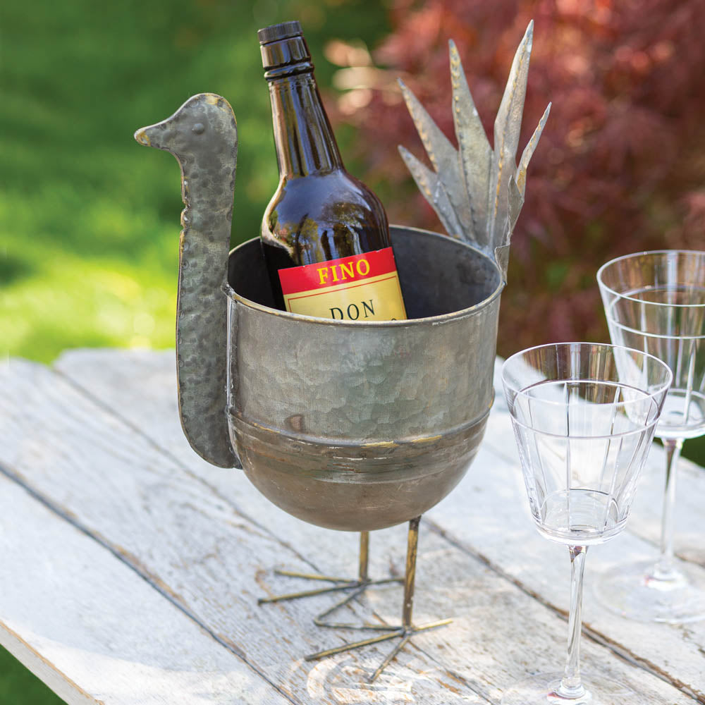 Rustic Galvanized Turkey Container