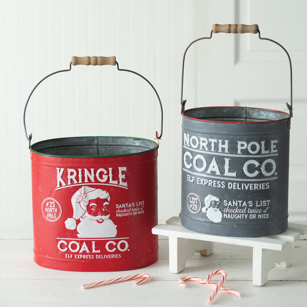 Holiday Coal Buckets