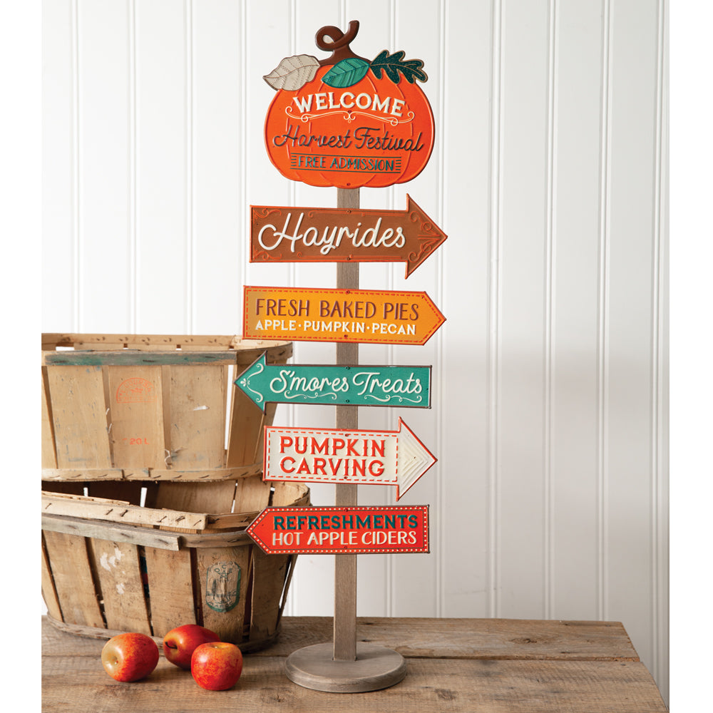 Harvest Festival Directional Sign