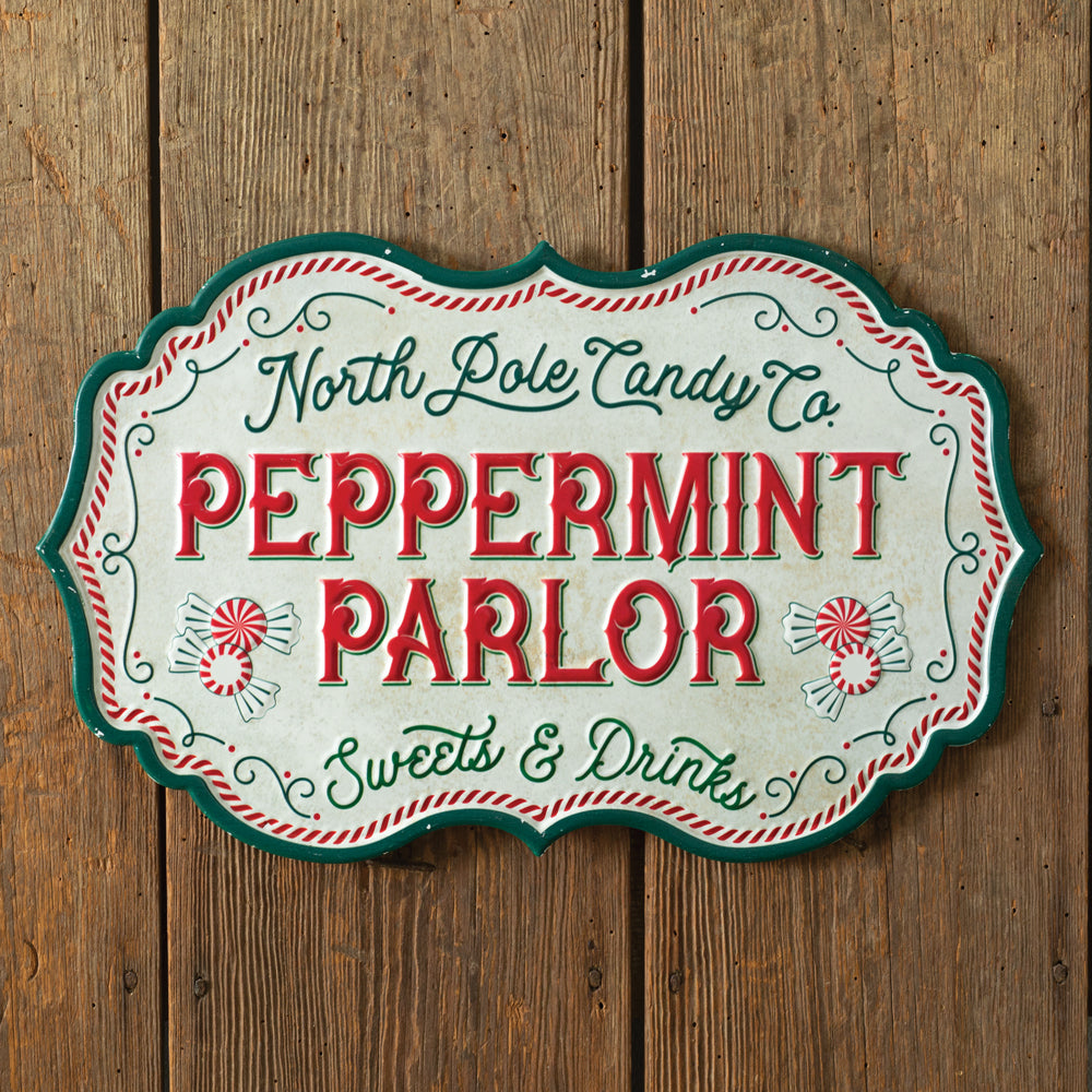 Peppermint Parlor Sign