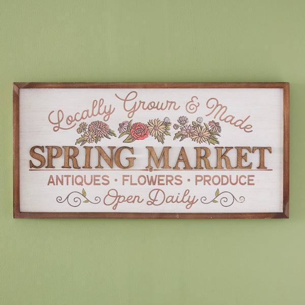 Spring Market Sign