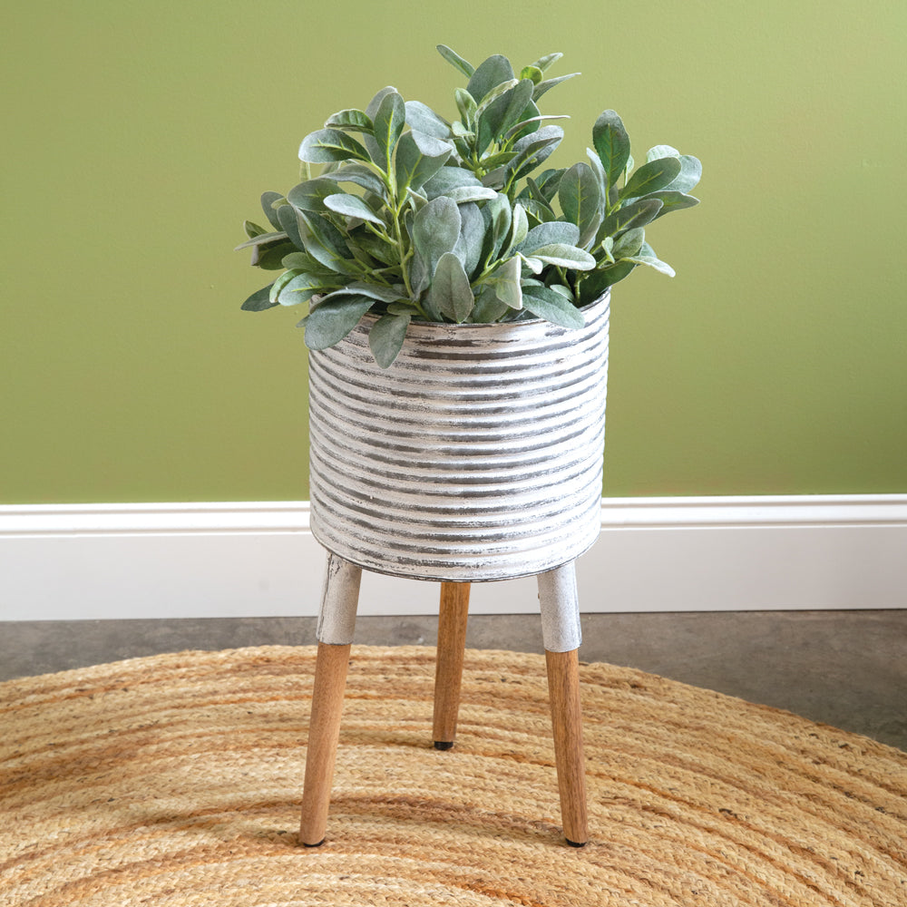 Pressed Tin Plant Stand