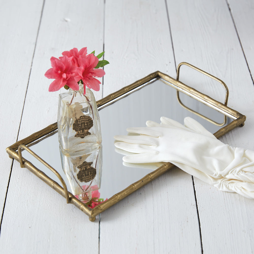 Mirrored Bamboo Tray