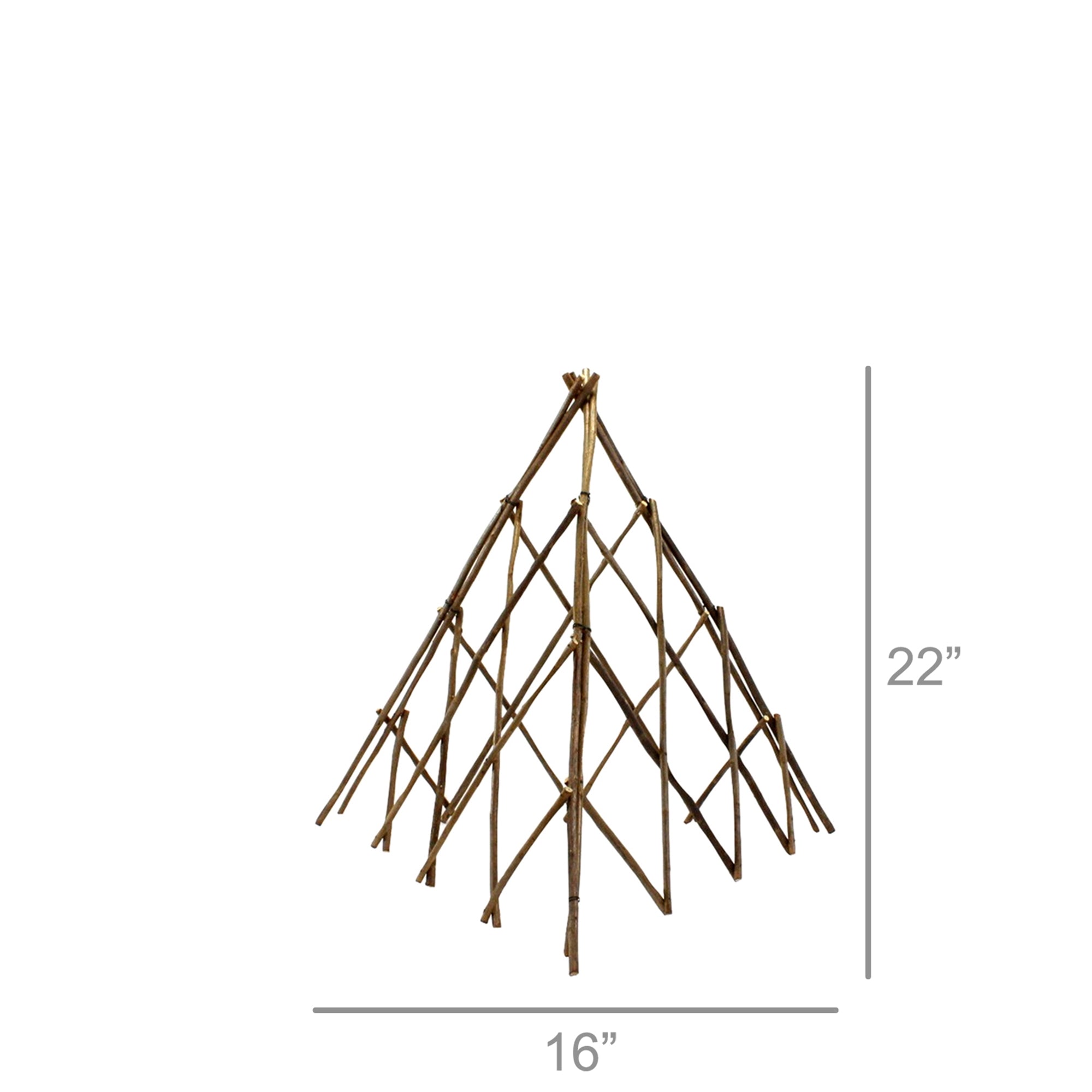 Pyramid Wooden Trellis' (Small)