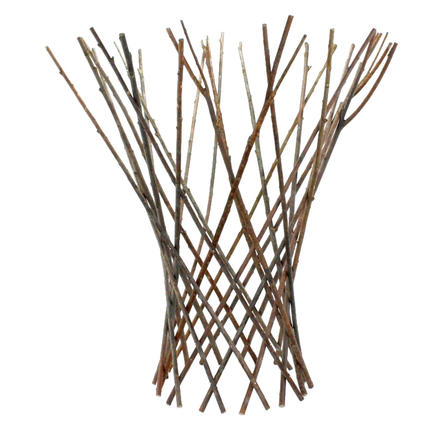 Natural Wooden Flared Trellis' (Large)