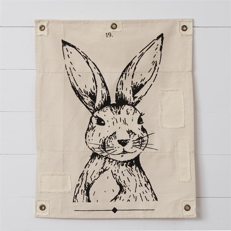 Canvas Wall Hanging - Rabbit
