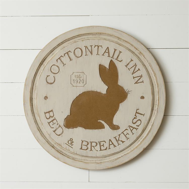 Large CottonTail Inn Wall Art