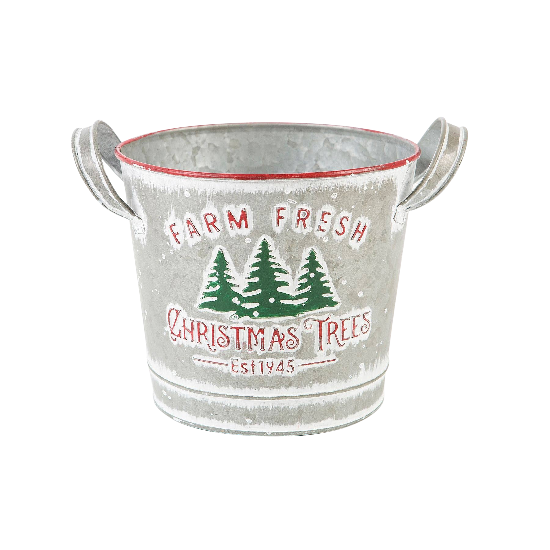Rustic "Farm Fresh Trees" Container
