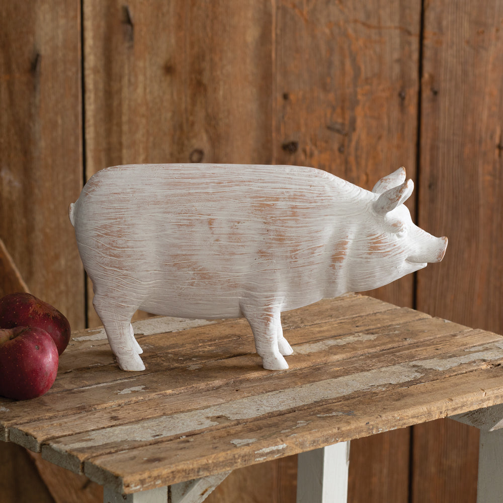 Oversized Rustic Pig