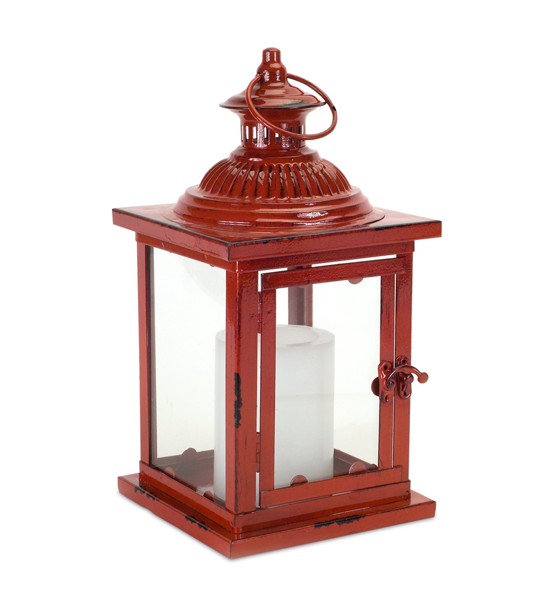 Red Estate Iron Lantern