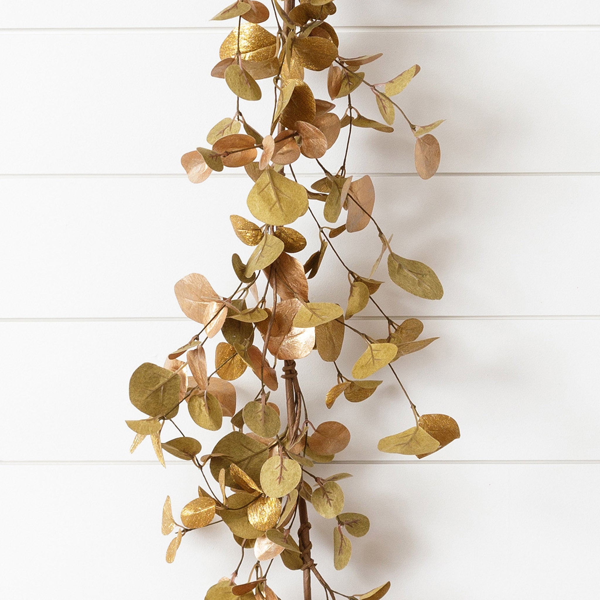 Shimmer Gold & Copper Eucalyptus Garland