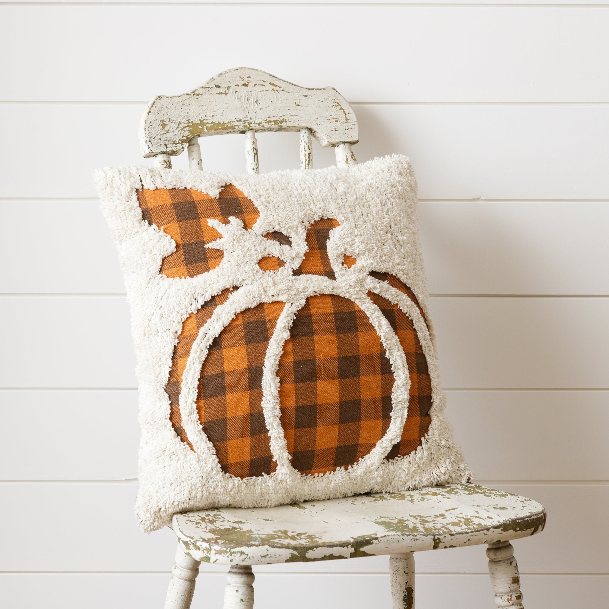 Hook N Loop Pillow - Vintage Pumpkin