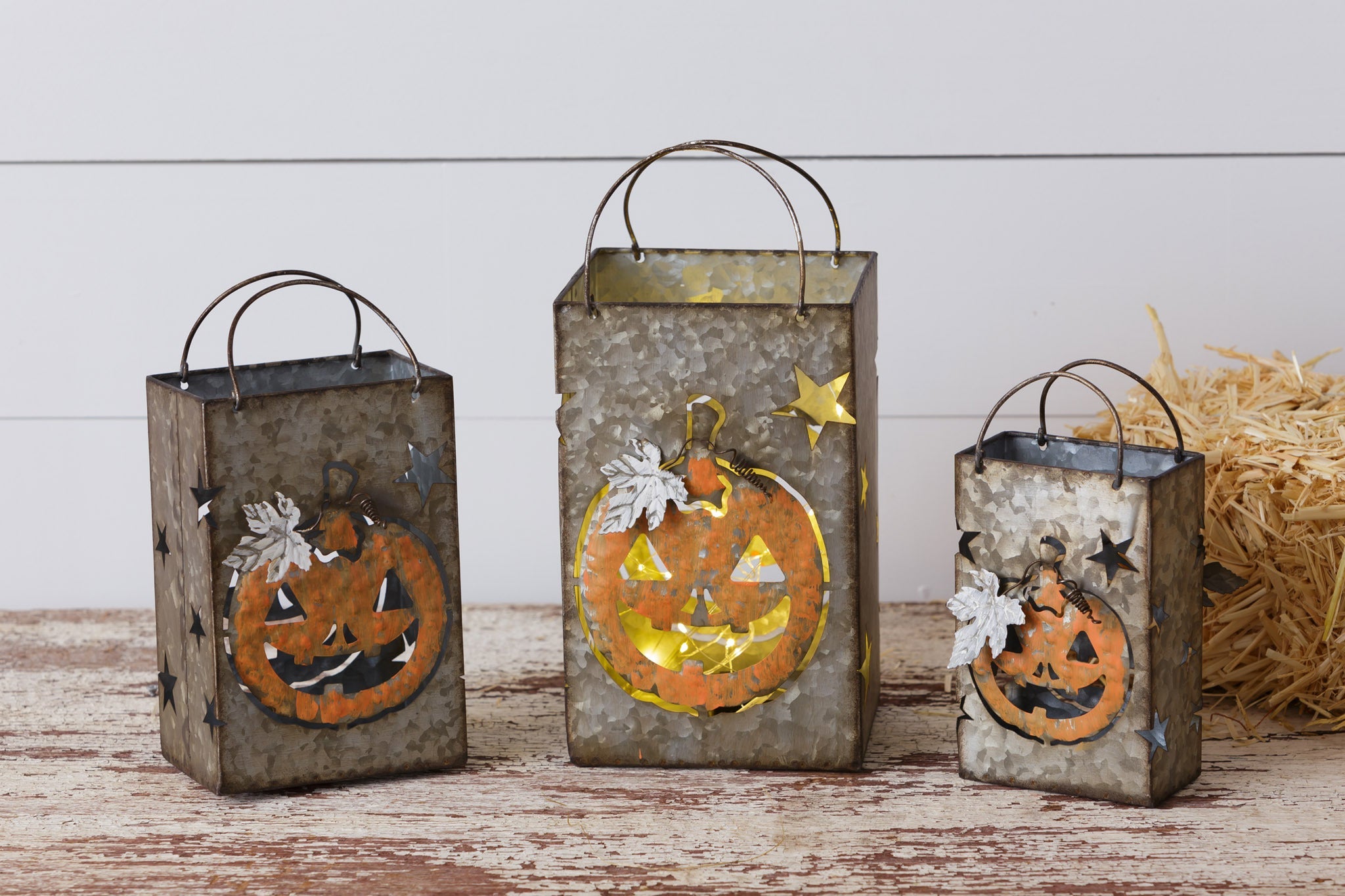 Jack O'Lantern Luminaires (S/3)
