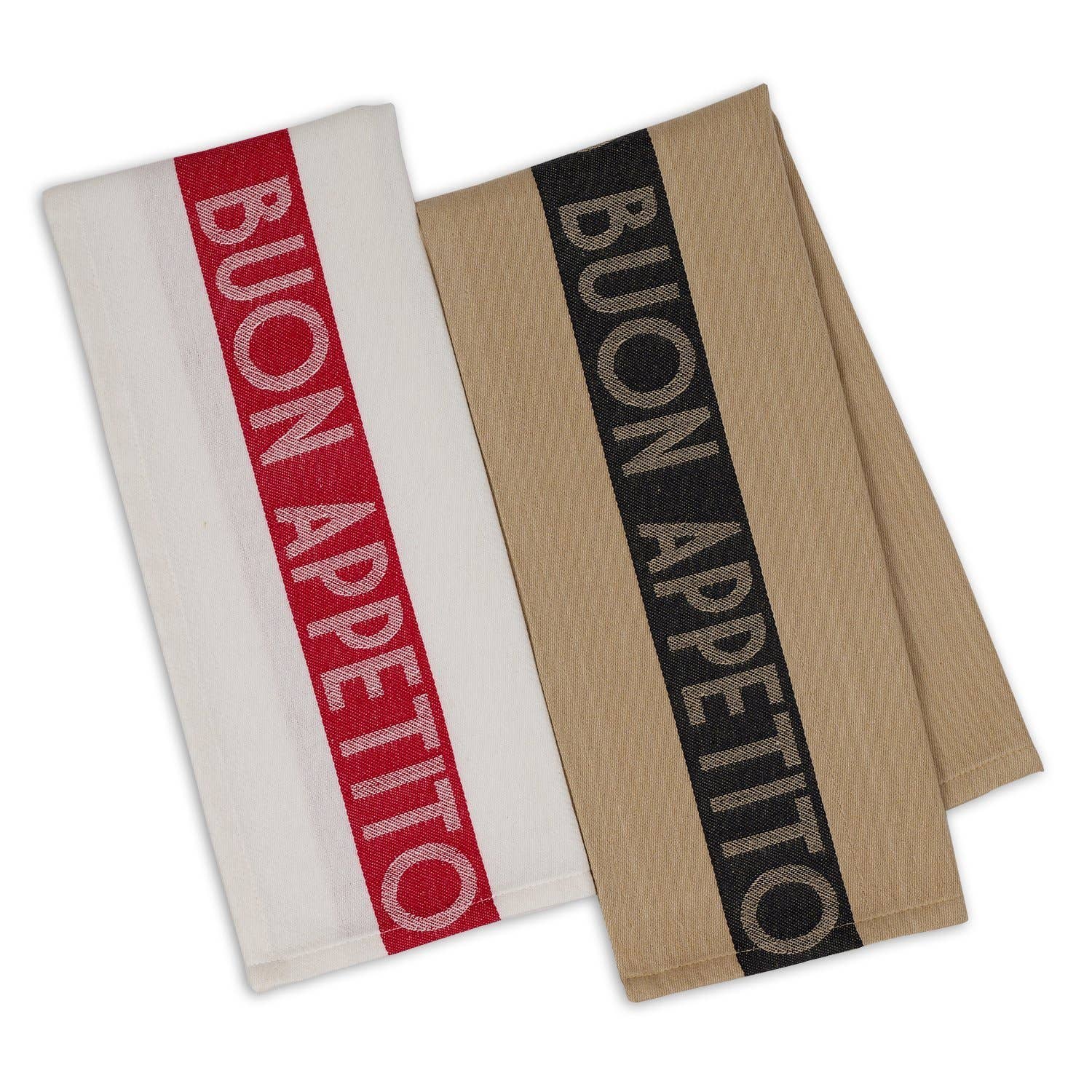 Buon Appetito Jacquard Dishtowels