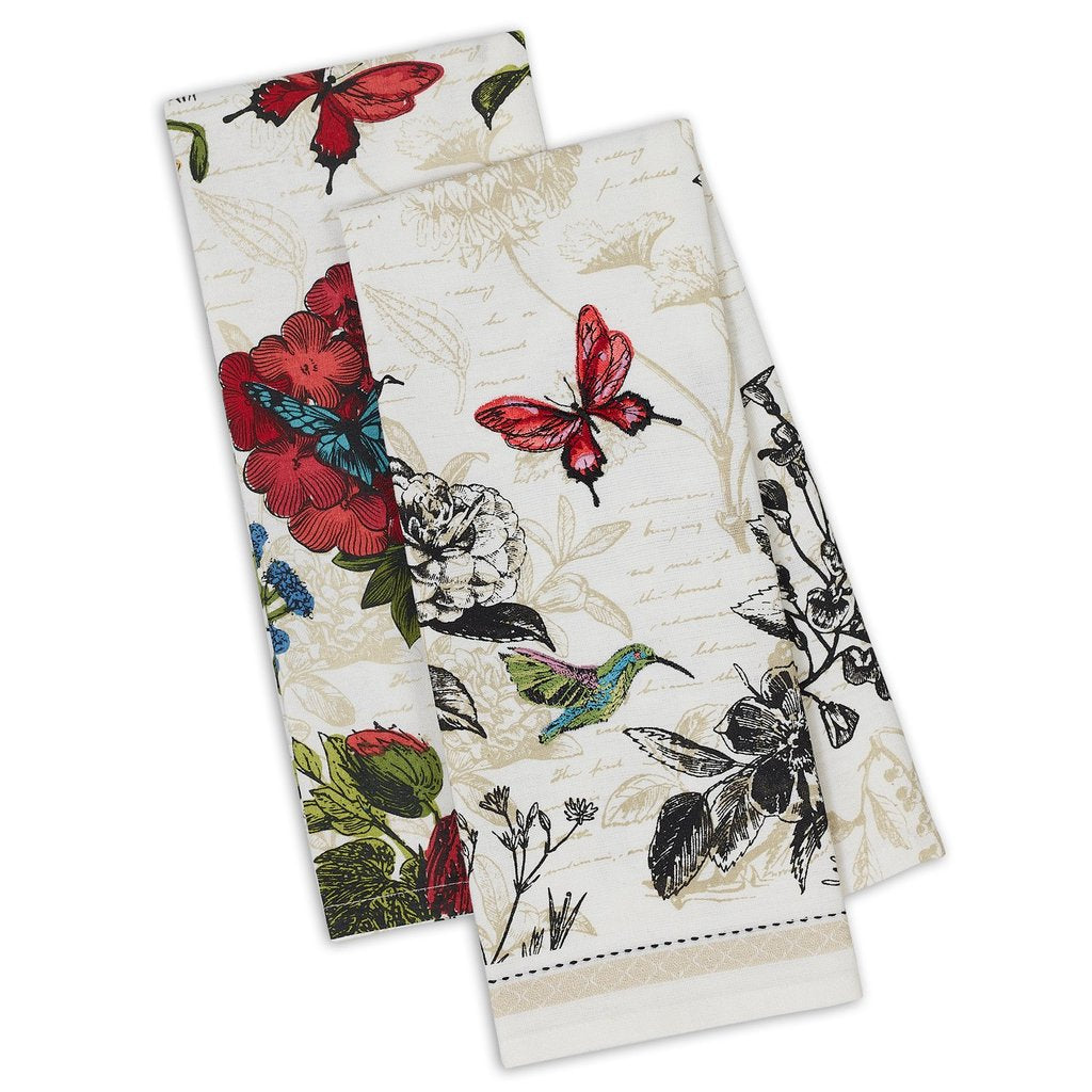 Botanical Blooms Dishtowel Set of 2 (5609823109277)