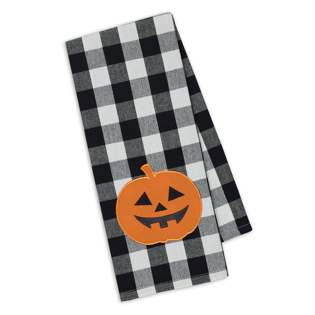 Pumpkin Embellished Kitchen Towel