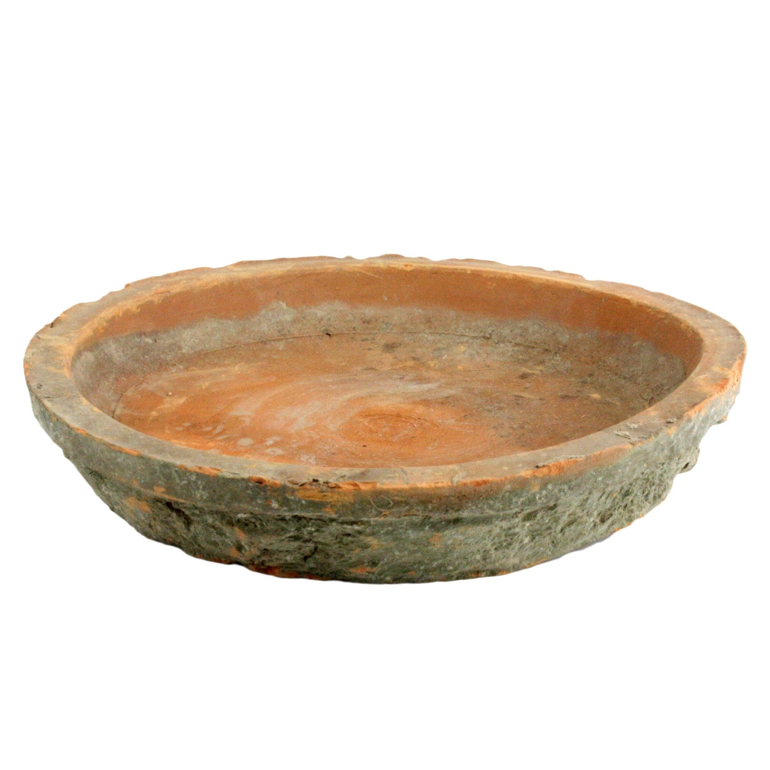 Rustic Terra Cotta Saucer 10.5 in - Antique Red (5610058186909)