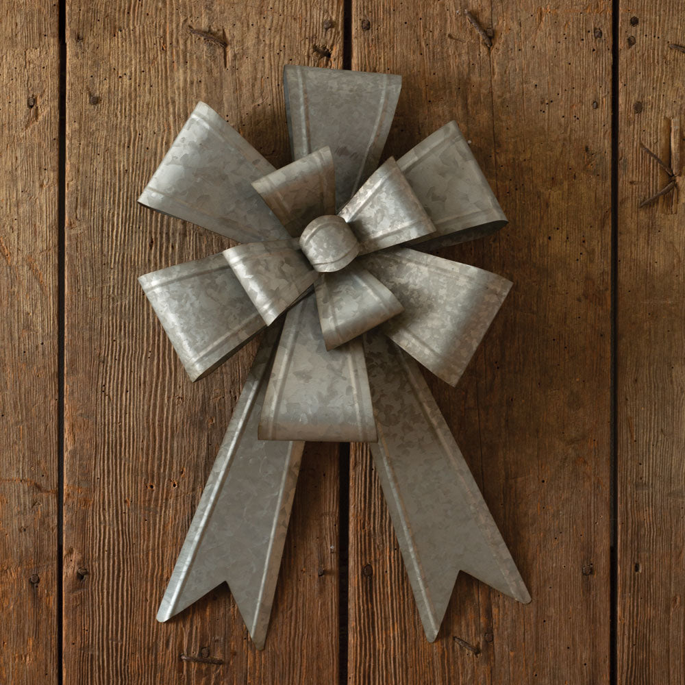 Oversized Galvanized Bow